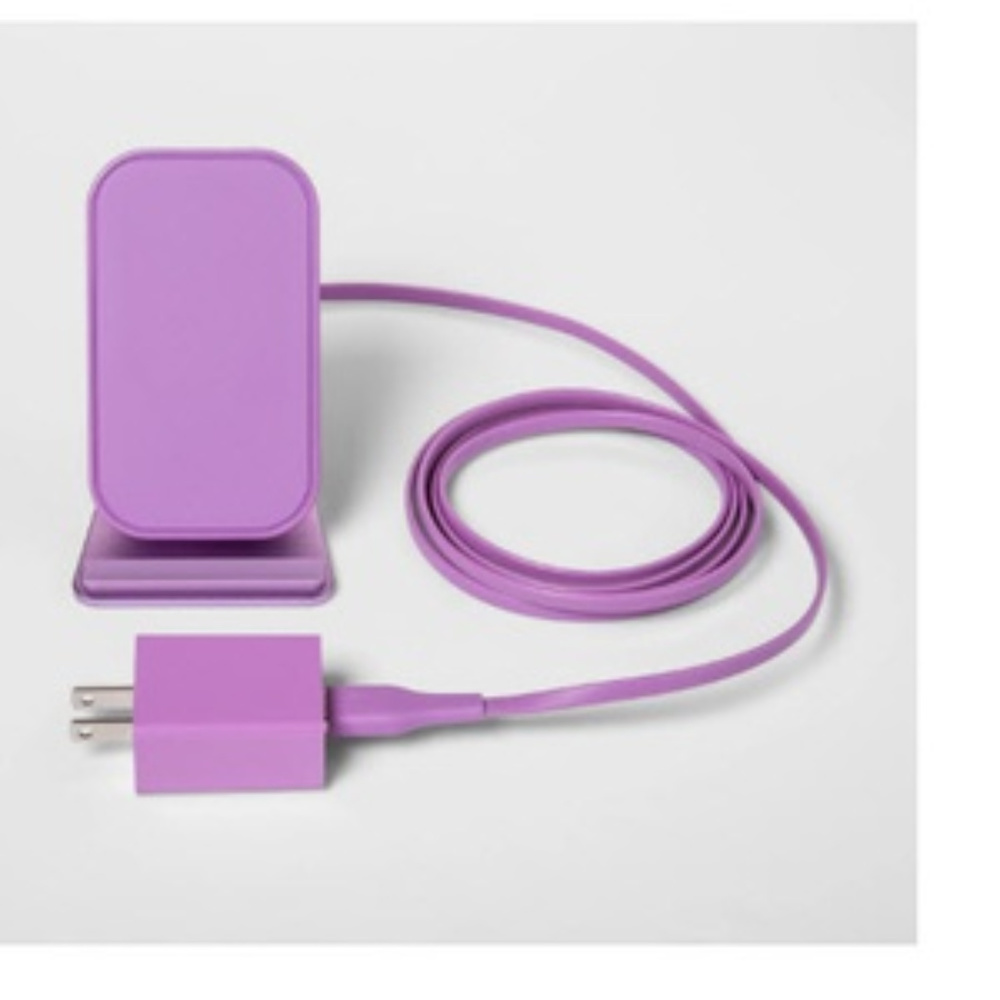 Heyday Wireless Charging Stand Lilac New